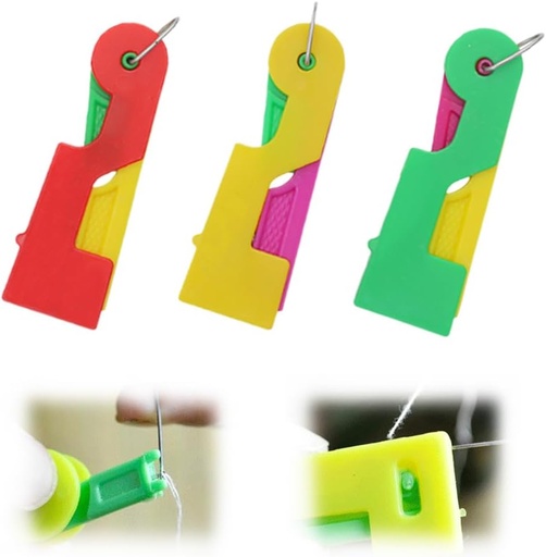 [BRSRA2YTDN6AOCY3] Automatic Needle Threader,New Sewing Machine Needle Threader,Sewing Needle Threaders,Plastic Needle Threaders,Automatic Needle Threading Device (3 PCS)