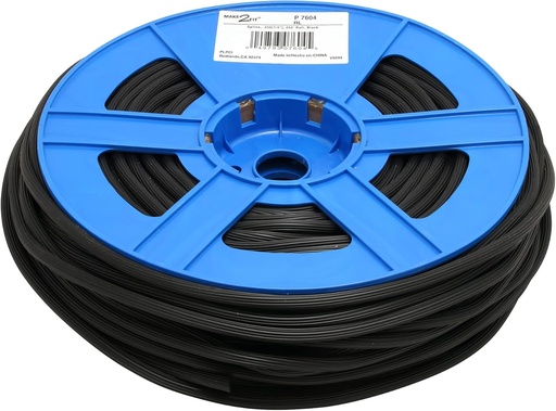 [BRSWIYQLA4FW2A3K] Prime-Line P 7604 0.25 In. x 250 ft. Roll Black Spline (1 Roll)