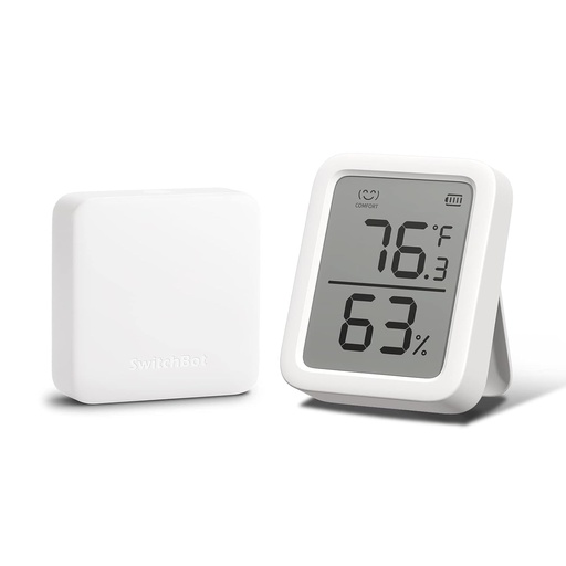 [BRSW2AATBZ5AOA35] SwitchBot WiFi Thermometer Hygrometer Set