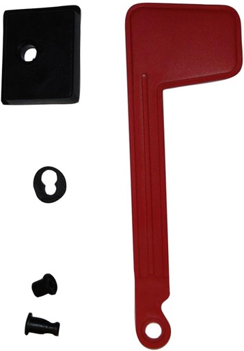 [BRSRMAT3DENAODY4] Architectural Mailboxes Plastic Mailbox Flag Replacement Kit, Red