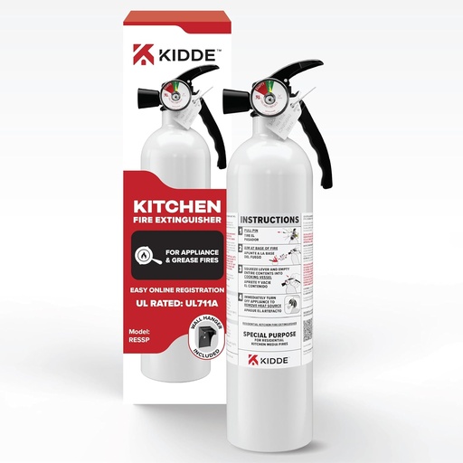 [BRSROZD2O4PRQDL3] Kidde Fire Extinguisher for Kitchen, Residential, Single-Use, 711A