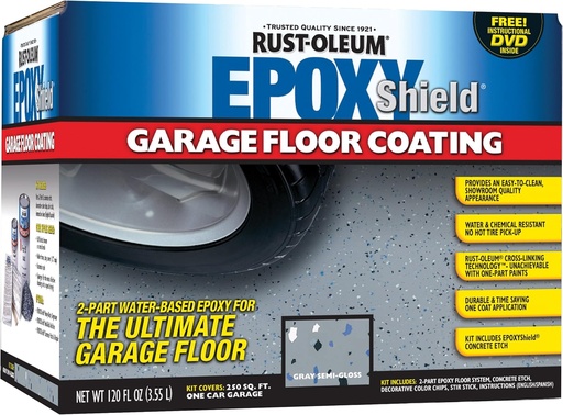 [BRSWIYT3DIMBQDDO] Rust-Oleum 203005 Garage Floor Kit, Gray