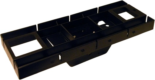 [BRSWIYQLO4DWKG3Y] Gibraltar Mailboxes Patriot Rust-Proof Plastic Black, Mailbox Mounting Board, GMB225B