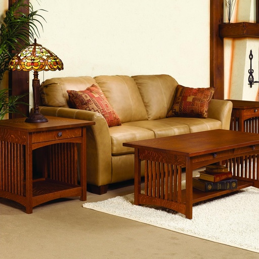 [BRSWIYILAQGQO2D6] Woodcraft Project Paper Plan To Build Mission Coffee And End Table - Material Not Included