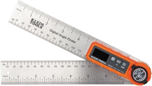 [BRSROGL2OQDWE3DA] Klein Tools 935DAF Digital Angle Finder, Precision Measurements, Miter Saw Protractor Angle Calculation and Portable Design