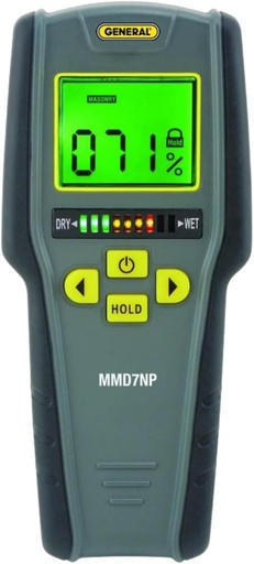 [BRSWIGQICEIAEDD4] General Tools Digital Moisture Meter MMD7NP - Humidity Sensor- Pinless and Non-Invasive