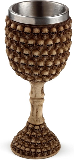 [BRSWIEACDIPAYADK] Gothic Multi Skulls Goblet
