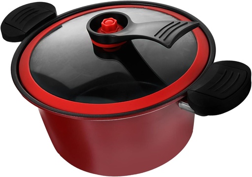 [BRSRAGA5AADRME3A] Garneck Low Pressure Nonstick Multi-function Cooker for Easy Soup and Stew Preparation Micro Pressure Cooking Pot for Home Use